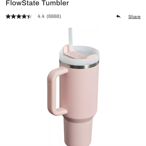 🆕️STANLEY 40oz STAINLESS STEEL H2.0 FLOWSTATE QUENCHER TUMBLER BLOOM - Picture 3 of 11